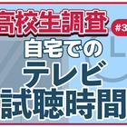 テレビ離れ、高校生7割が平日視聴1時間未満 画像