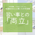 保護者300人に聞いた中学受験…「習い事は続ける？辞める？」後悔しない選び方とは 画像