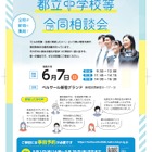 【中学受験】立川国際など12校「都立中学校等合同相談会」6/7 画像