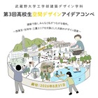 武蔵野大、高校生対象「空間デザインアイデア」作品募集 画像