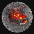 NASA、水星に氷が存在すると発表 画像