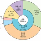 少年犯罪は高校生が最多の38％…警察庁調べ 画像