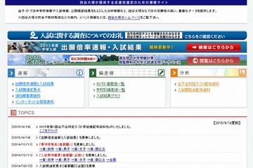 2015年東大合格者数、中高一貫校がトップ10独占 画像