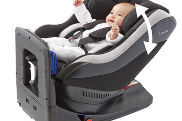 アップリカの新しい回転式チャイルドシート…自然な姿勢を実現 画像