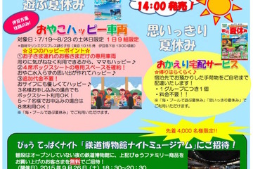【夏休み】海・プール…親子の思い出作りに、夏のびゅう旅行発売 画像