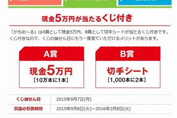 暑中・残暑見舞はがき「かもめーる」6/1発売…A賞は現金5万円 画像