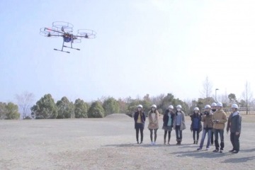 関西大、ドローンを使って地域の魅力を発信 画像