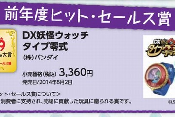 日本おもちゃ大賞2015、ヒット賞は「妖怪ウォッチ」 画像