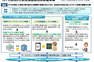 文科省、教育ICTに関する2事業の採択先を決定 画像