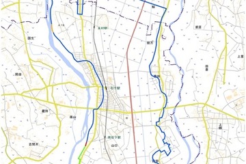 【台風18号】鬼怒川堤防決壊による浸水地域の地図公開 画像