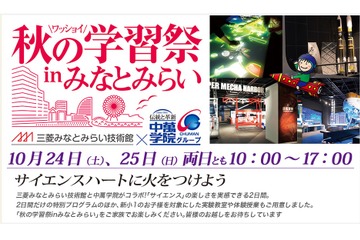 パラボラアンテナ実験や宇宙服試着も…みなとみらい「秋の学習祭」10/24-25 画像