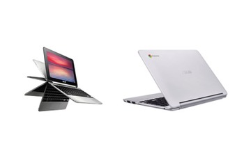 ASUS、個人・法人・教育向けに360度画面回転するChromebook発売 画像