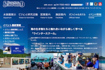 【冬休み】水の生き物がテーマのウインタースクール…鴨川シーワールド 画像