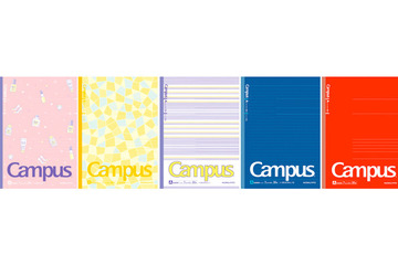 男子はシックに、女子はコスメ柄…キャンパスノート限定版パック発売 画像