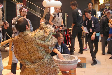 【冬休み】江戸の町でもちつきや獅子舞「新春はねだ江戸まつり」1/1-3 画像