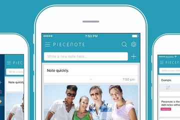 テキストや写真をすぐに残せるノートアプリ「Piecenote」期間限定で無料 画像