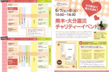 【GW2016】ヨガとワークショップの熊本・大分地震チャリティー5/7・8 画像