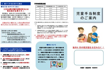 児童手当、現状届け提出は6/30まで 画像