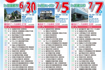 武蔵小杉ら3エリアから通える「私立中学・高校フェスタ」6・7月 画像
