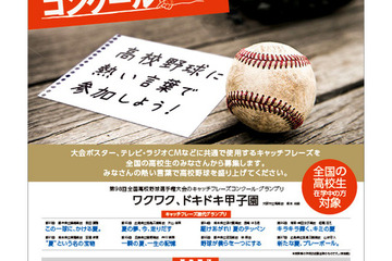 【高校野球2017夏】高校生対象、第99回大会キャッチフレーズ7/1募集開始 画像