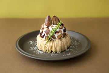 モンブラン？いいえパンケーキです…秋の味覚を詰め込んだフェア開催 画像