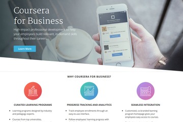 世界一流大学の講義を企業向けにカスタマイズ「Coursera for Business」登場 画像