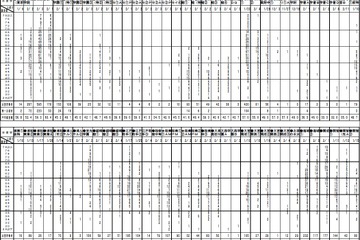 首都圏模試センター、小6統一模試の志望校別度数分布表 画像