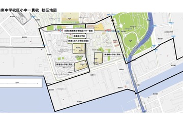 大阪市、小中一貫校を南港南中学校区にH30年春開校 画像