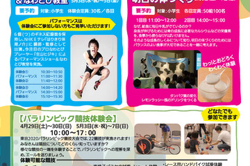 【GW2017】パナ東京「キッズウィーク」オリパラワークショップなど多数 画像