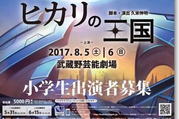 小学生だけの舞台「ヒカリの王国」参加者募集、8月上演 画像