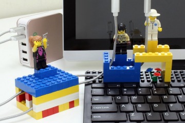 ブロックを飾ってカスタマイズ、フルサイズUSBキーボード 画像