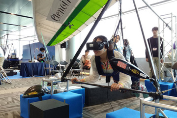 日本代表選手と東工大共同開発…VRでハンググライダー飛行体験 画像