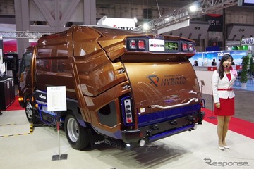 「カッコいいゴミ収集車」が登場…2017NEW環境展 画像