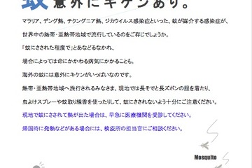 夏休みの海外旅行、感染症予防の天敵は蚊・ダニ・生モノ 画像