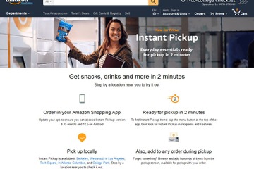 2分で即時受取、米Amazon「インスタントピックアップ」大学中心にスタート 画像