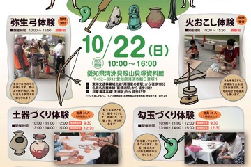 発掘や土器づくり「Dokiドキ朝日遺跡弥生体験」愛知10/22 画像