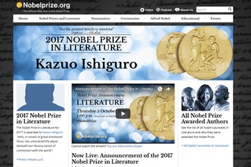 2017年「ノーベル文学賞」は作家のカズオ・イシグロ氏 画像