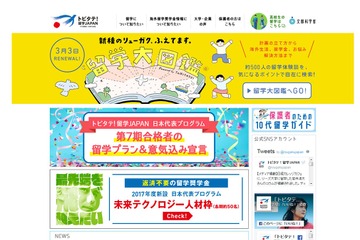トビタテ！留学JAPAN、第8期派遣留学生に1,496人が応募…倍率3.0倍 画像