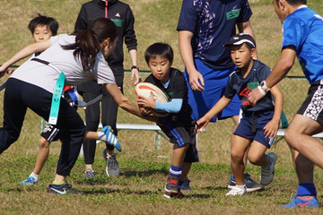 運動が苦手でも活躍できる「タグラグビー」キッズ体験会…芝浦12/17 画像