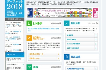 【センター試験2018】合格可能性判定基準、ベネッセ・駿台が公開…東大文科一類93.9％、京大法91.1％ほか【大学受験2018】 画像