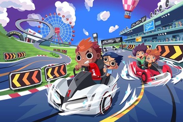 世界初！操縦できるバトルコースター「DUEL GP」、3/3鈴鹿に登場 画像