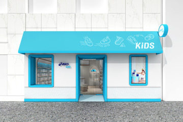 アシックス初の子ども靴旗艦店「ASICS KIDS GINZA」4/27開店 画像