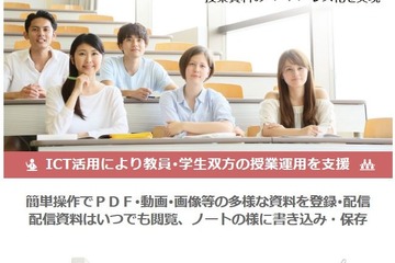 授業コンテンツを一元管理…教育機関向け「Notre Academia」 発売 画像