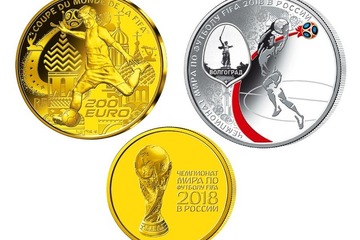 ワールドカップロシア大会、記念コイン全8種予約開始 画像