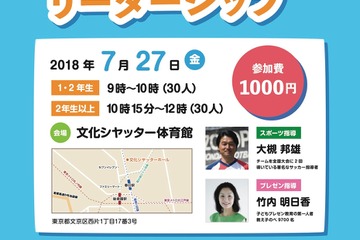 【夏休み2018】スポーツ×プレゼン、リーダーシップを学ぼう7/27 画像