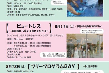 【夏休み2018】埼玉県立近代美術館、アート体感ワークショップ 画像