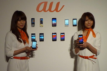 au春モデル…WiMAX対応GALAXY・テンキー付きINFOBARなどスマホ5機種発表 画像