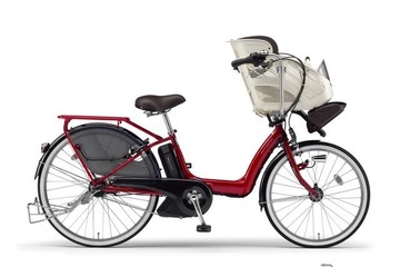 バッテリー10％増量、ヤマハの幼児2人同乗電動アシスト自転車 画像