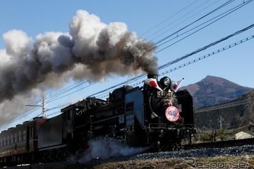 関東のSL年明けに相次いで運行再開…秩父鉄道1/1・真岡鐵道1/5から 画像