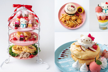 大好物はアップルパイ「ハローキティ」誕生45周年記念カフェ1/16-3/31 画像